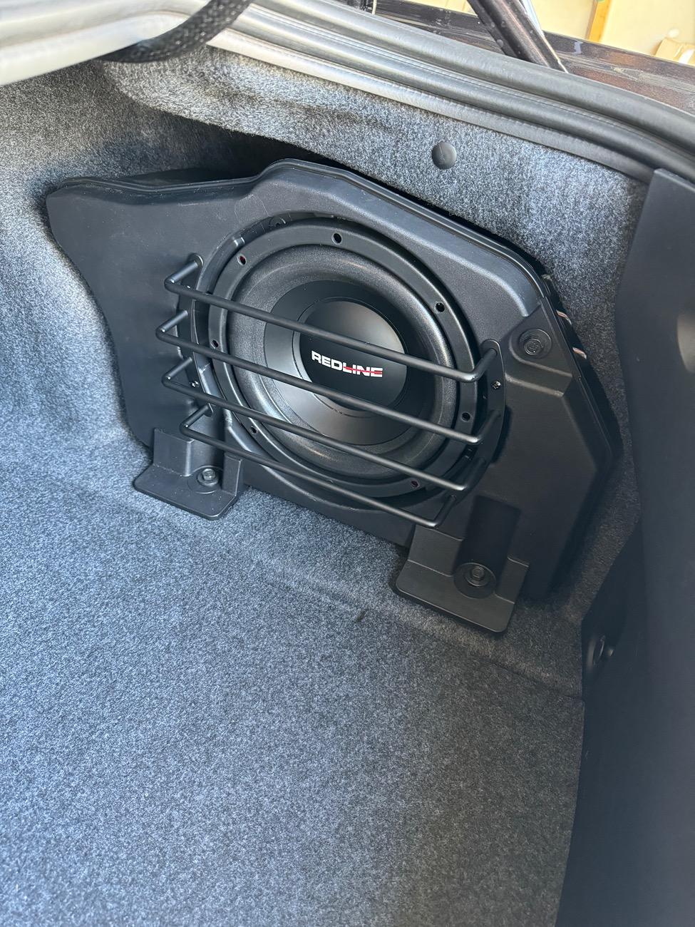 S650 Mustang Sub install on B&O without drilling new holes IMG_0124