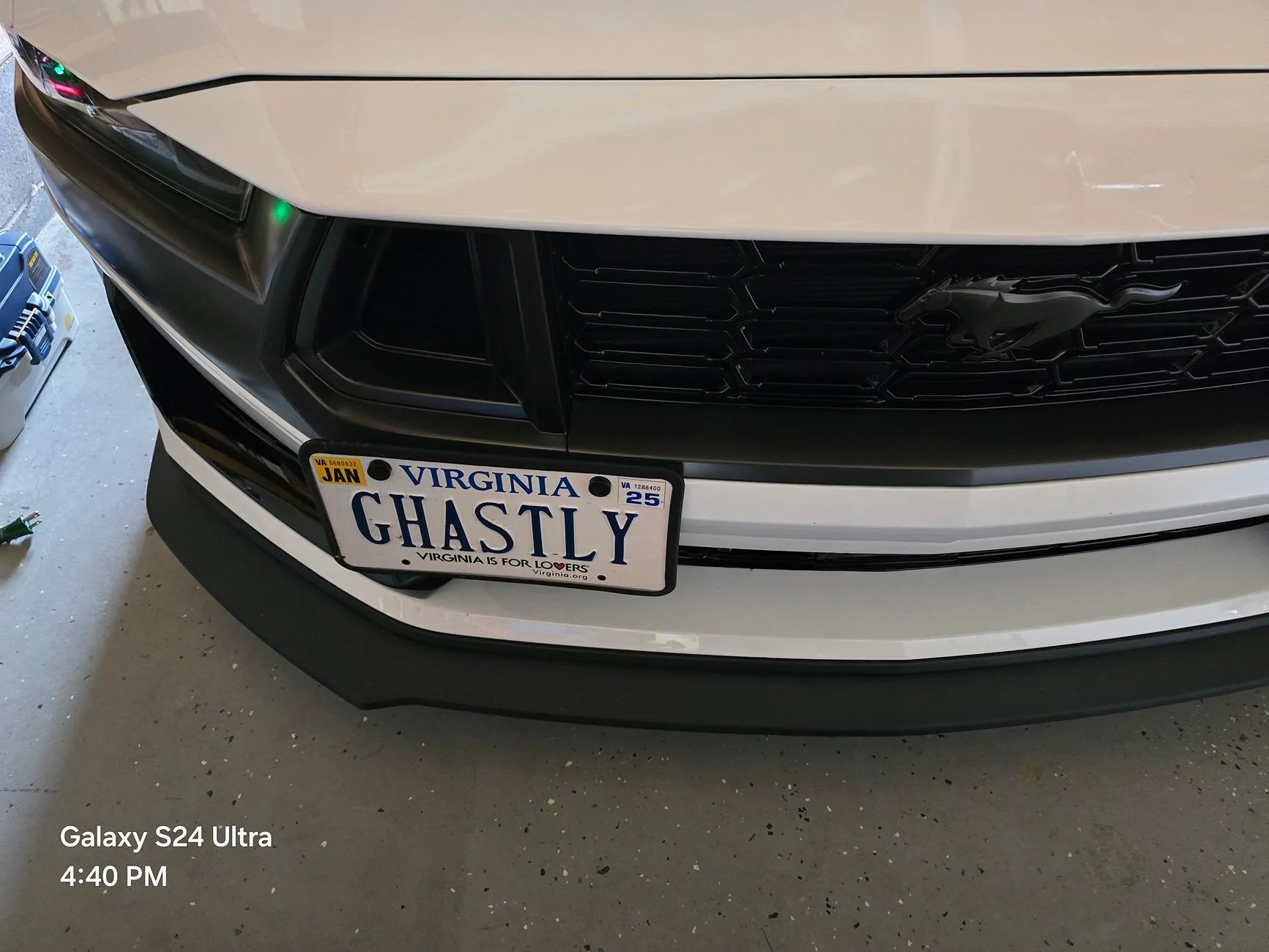 S650 Mustang Personal Plates are finally on 20240427_164046