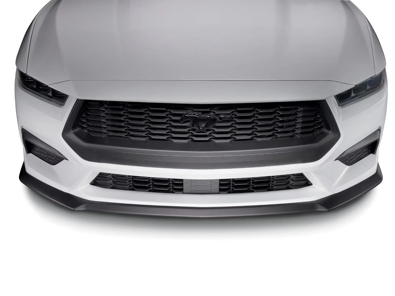 S650 Mustang Transforming the front end of the car, adding air design splitter, GT style grille and hood vent IMG_3291