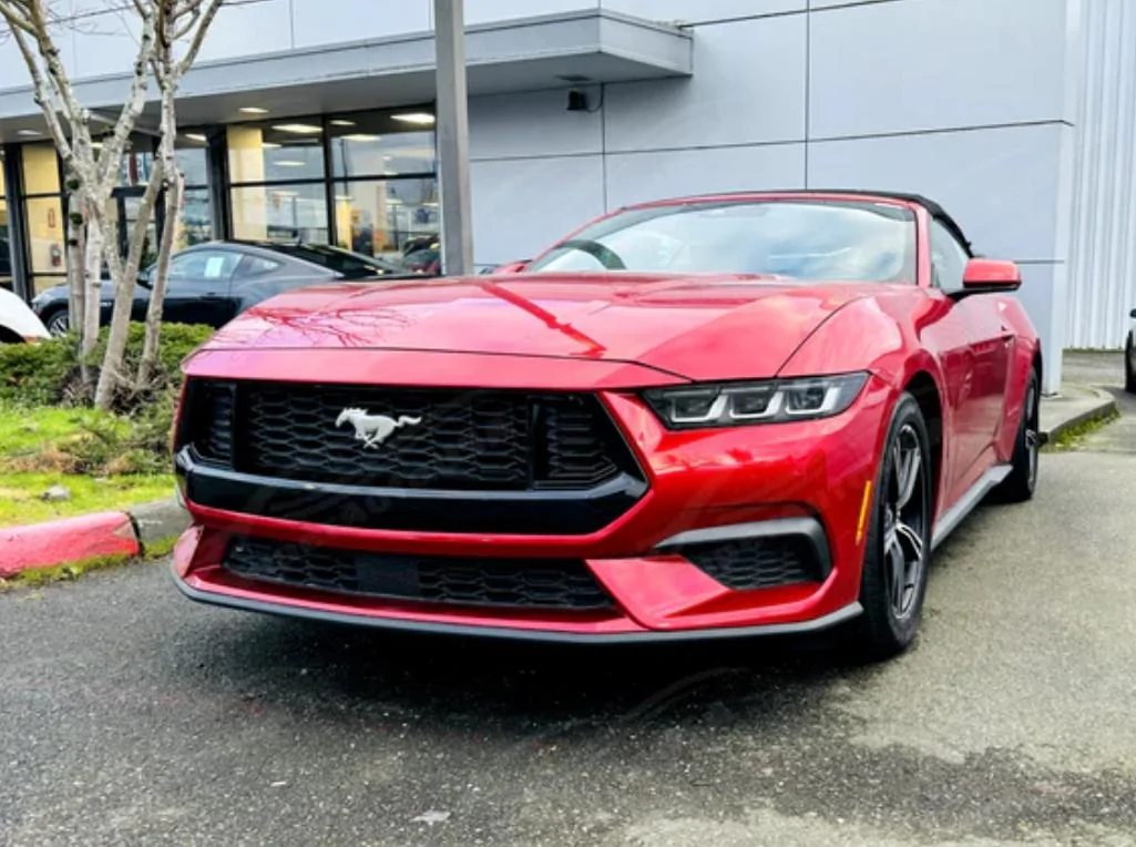 S650 Mustang Transforming the front end of the car, adding air design splitter, GT style grille and hood vent IMG_3293