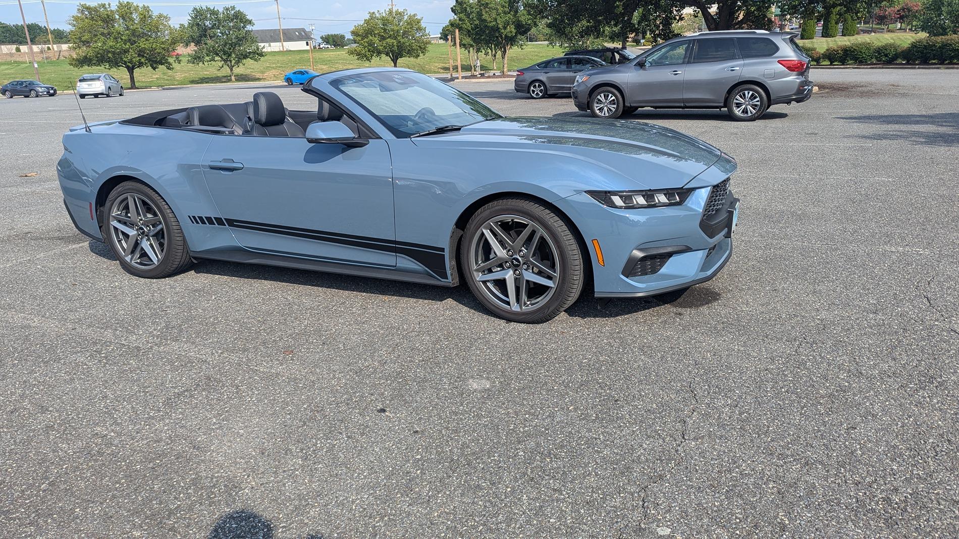 S650 Mustang What do you think of these EcoBoost Hood Graphics PXL_20240726_211430798