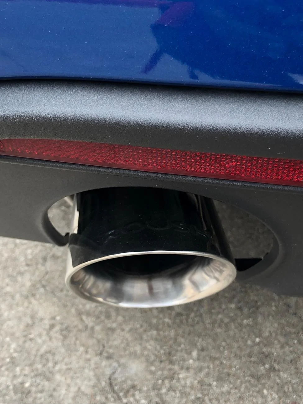 S650 Mustang Roush Axleback Exhaust on 2024 Mustang Ecoboost - sound clip video IMG_1495