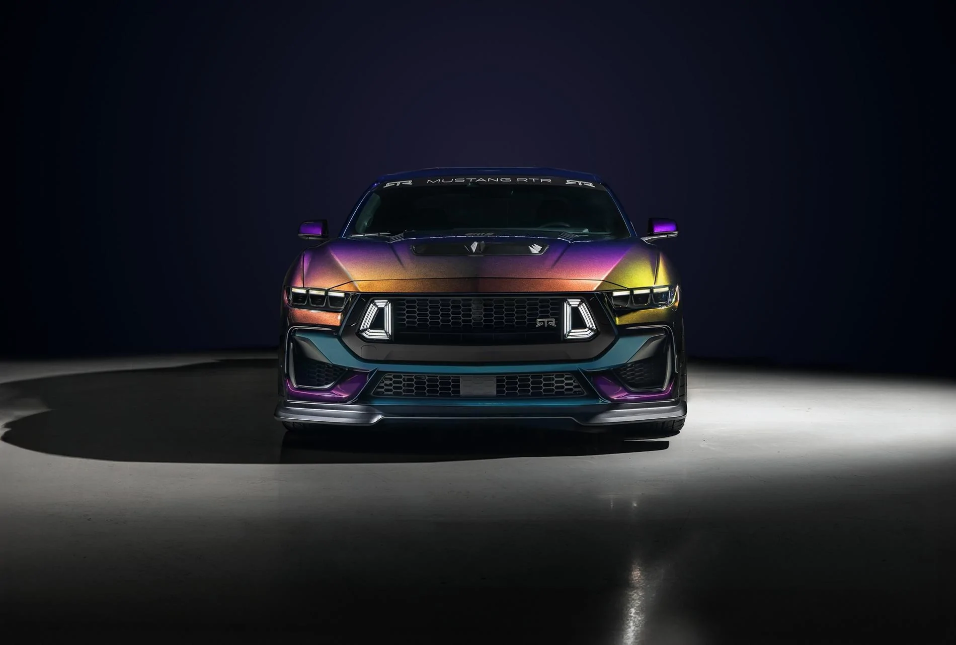 S650 Mustang RTR Vehicles Brings Back Iconic Mystichrome with New Paint to Sample Program Mustang RTR Mystichrome-2