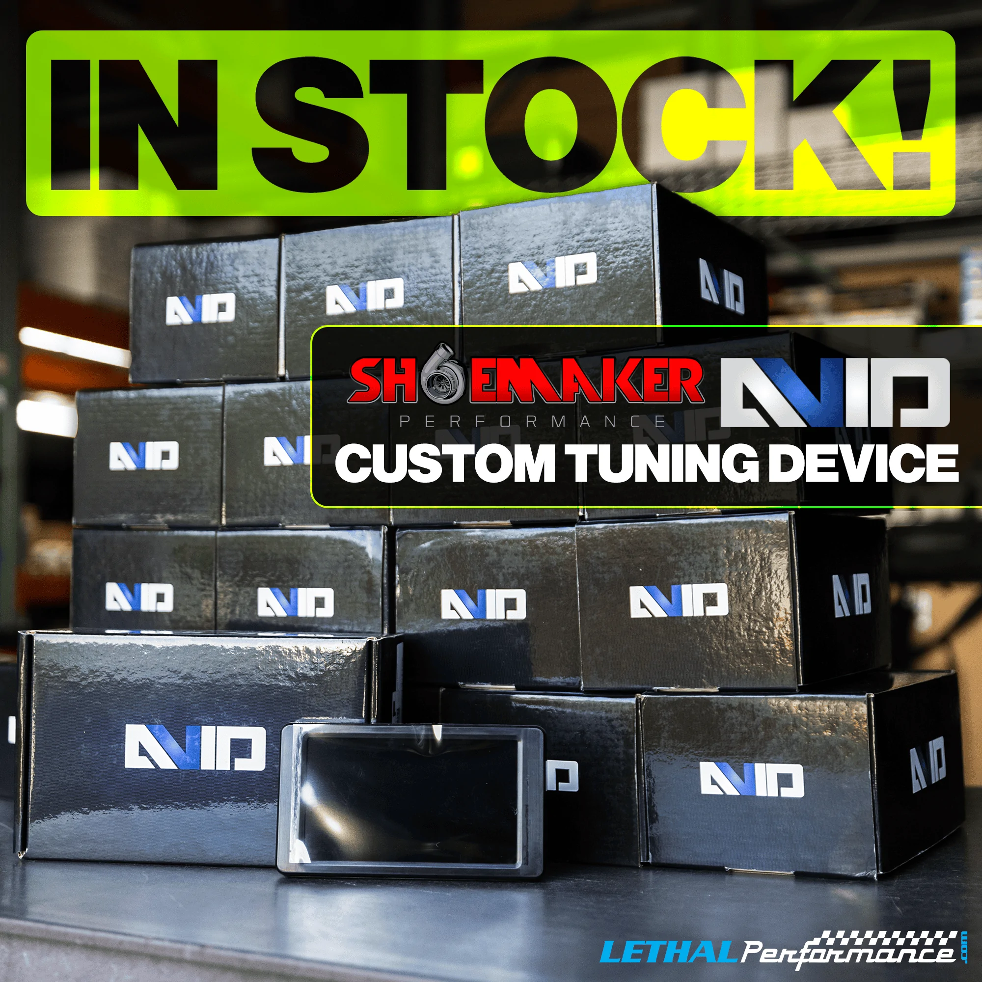 S650 Mustang Shoemaker Performance AVID Tuning Devices are IN STOCK here at Lethal Performance!! shoemaker avid in stock corner