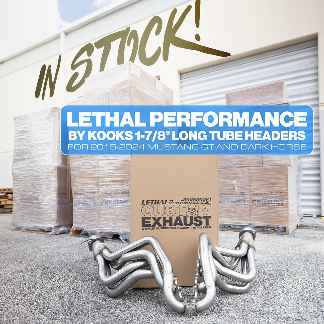S650 Mustang Lethal Performance by Kooks Headers IN STOCK! lethal perfromance kooks in stock