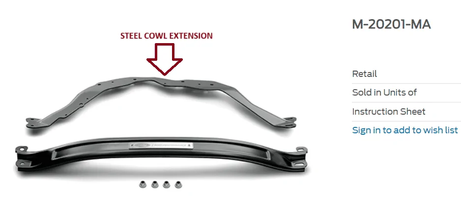 S650 Mustang Strut tower brace for base Mustang GT Screenshot 2024-08-08 112053