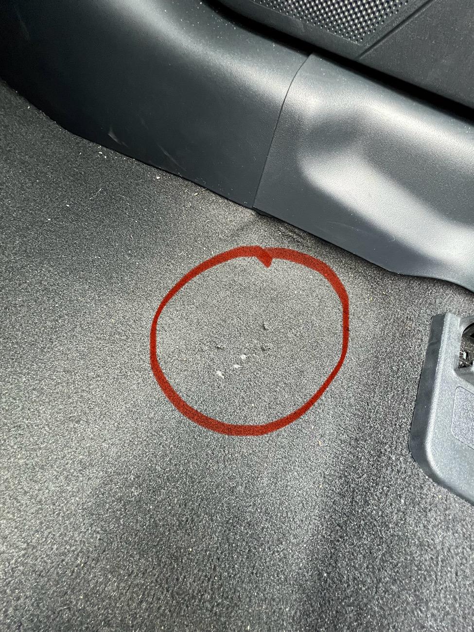 S650 Mustang WTF, carpet is disintegrating on passenger floorboard IMG_7719