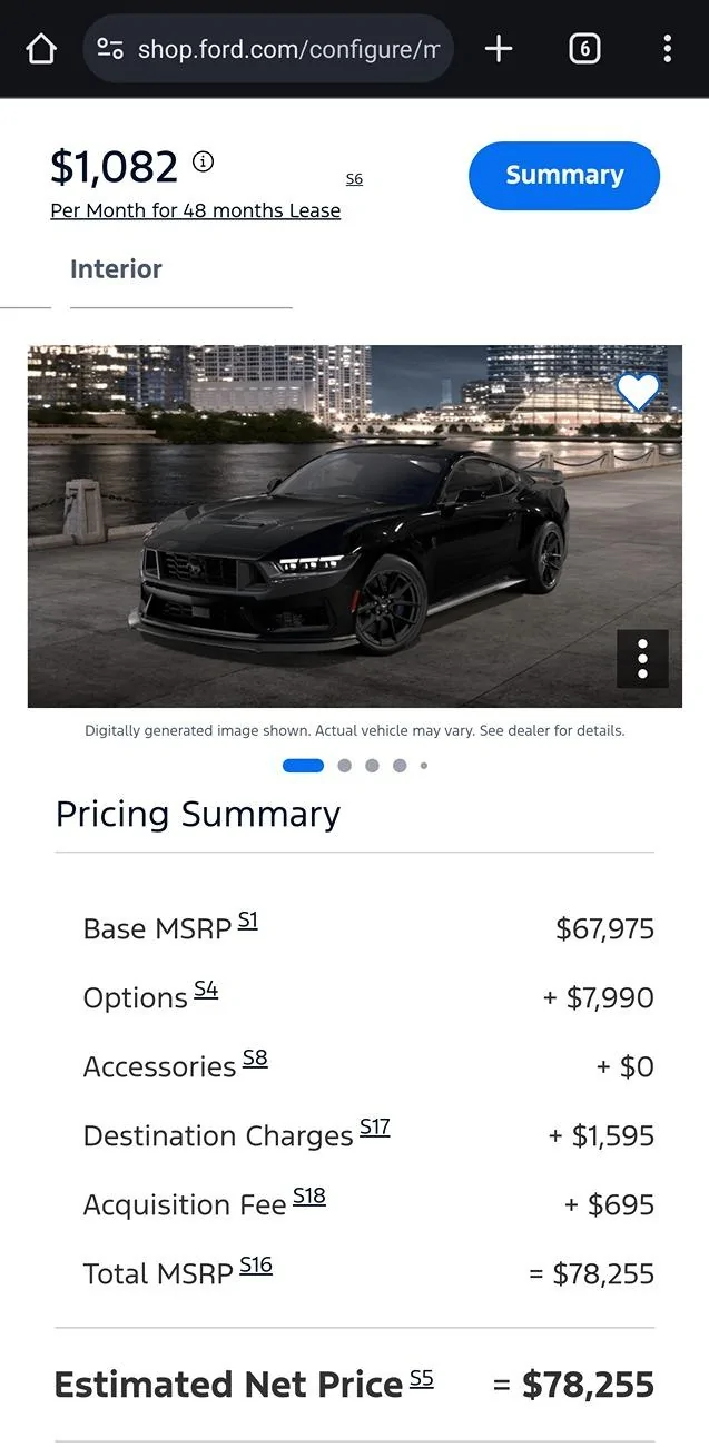 S650 Mustang PP Oil Cooler install on my non-performance pack S650 Mustang Screenshot_20240809_000703_Chrom