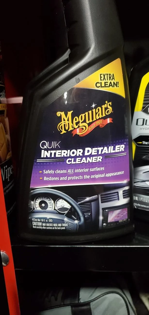 S650 Mustang What cleaners (chemicals) are you folks using to clean the interior of your Mustang? 20240809_135249