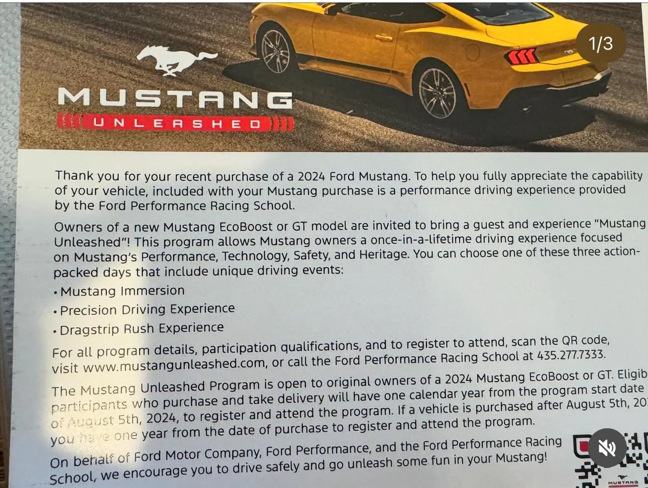S650 Mustang Mustang Unleashed Experience - your opinion? IMG_5869