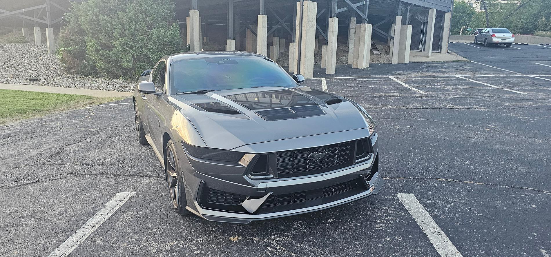 S650 Mustang Removing Dark Horse Vinyl Hood Decals 20240814_202659