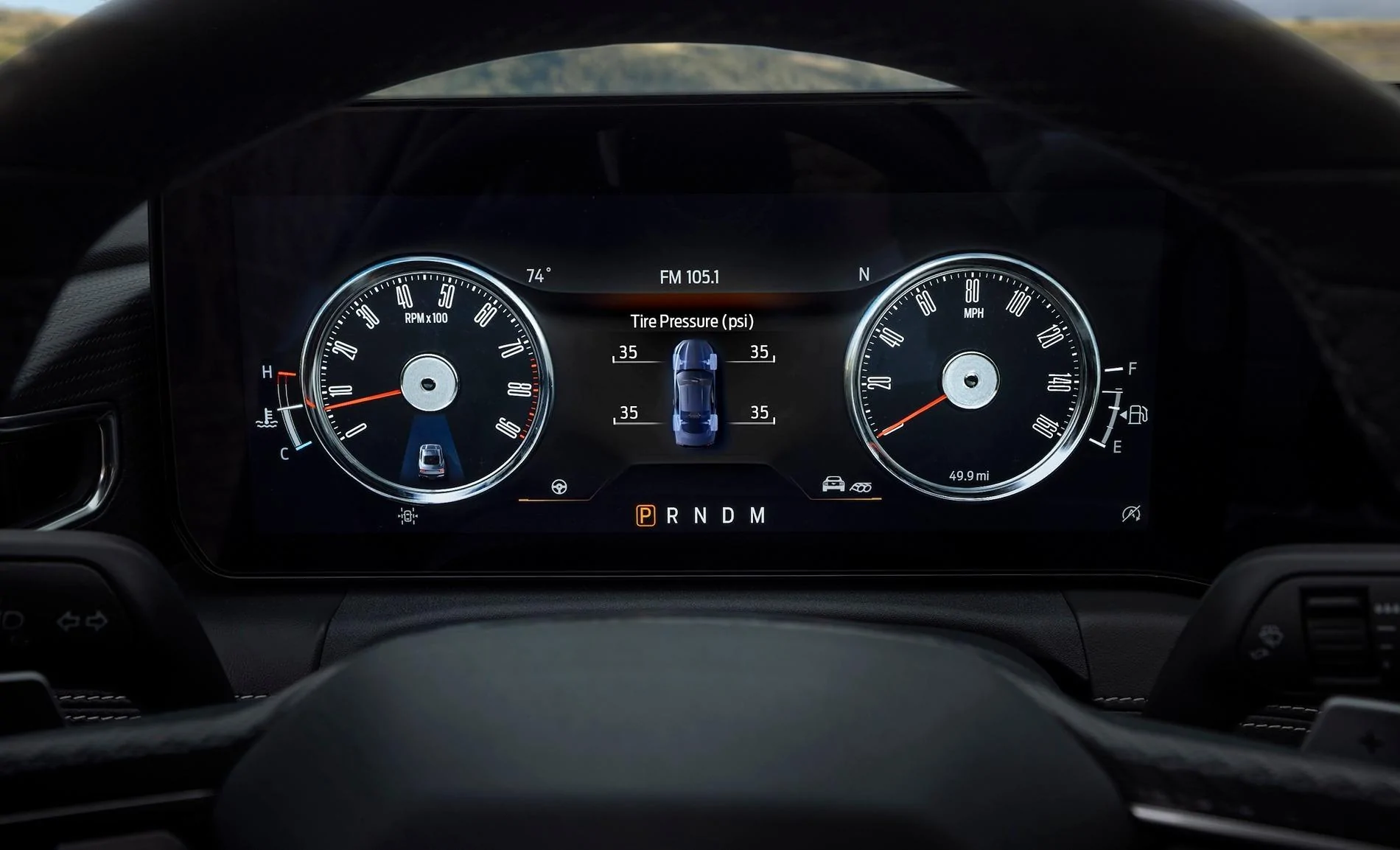 S650 Mustang Mustang 60th Anniversary Package: Now in Iconic Brittany Blue. Mustang Owners Gain Another Heritage Gauge Cluster Design 2025 Ford Mustang 60th Anniversary Package in Brittany Blue_05