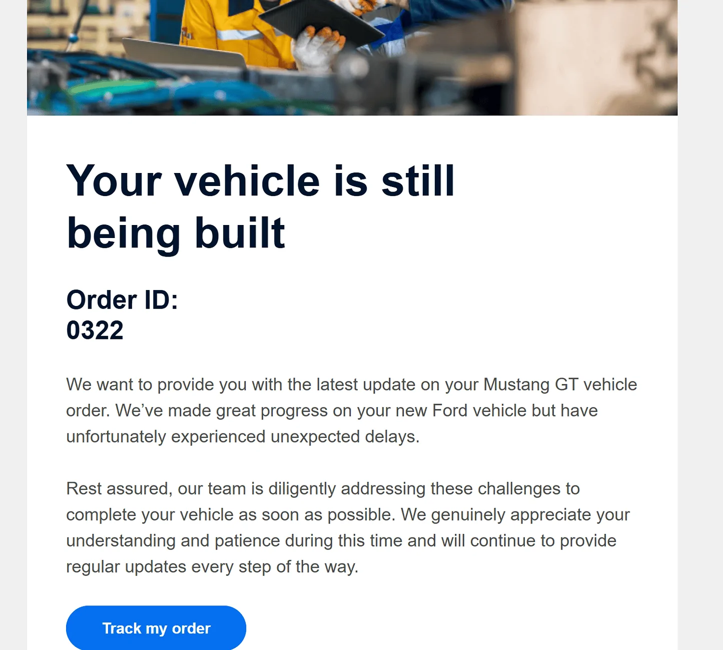 S650 Mustang How many days does it take to build? Screenshot 2024-08-19 022348