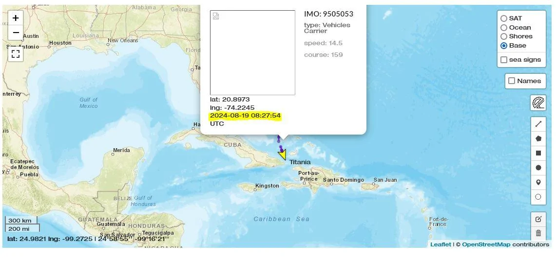 S650 Mustang Tracking your Mustang between Baltimore & Australia ShipInfo