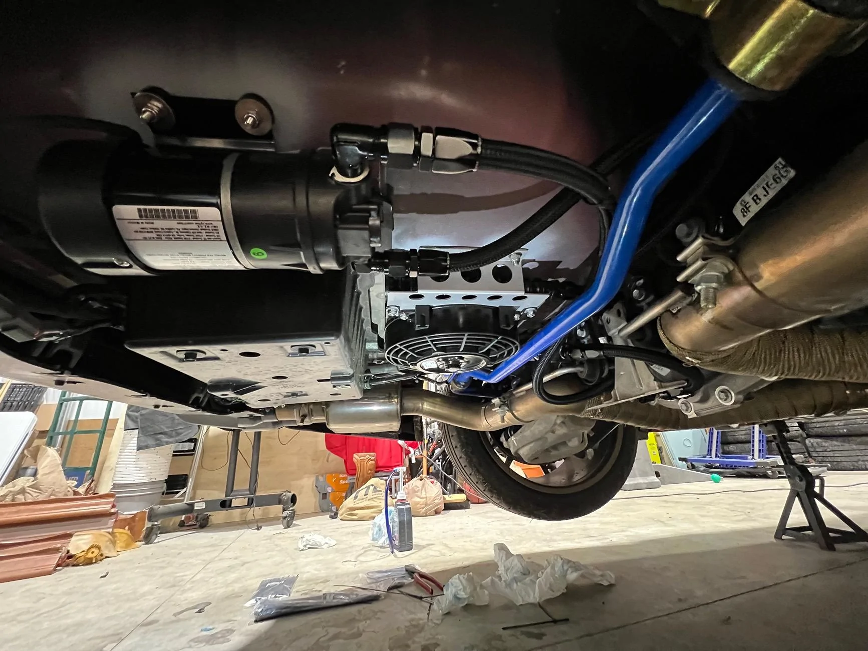 S650 Mustang MMR Differential Oil Cooler Kit Install- Update 9/21/24 Track Testing IMG_4739