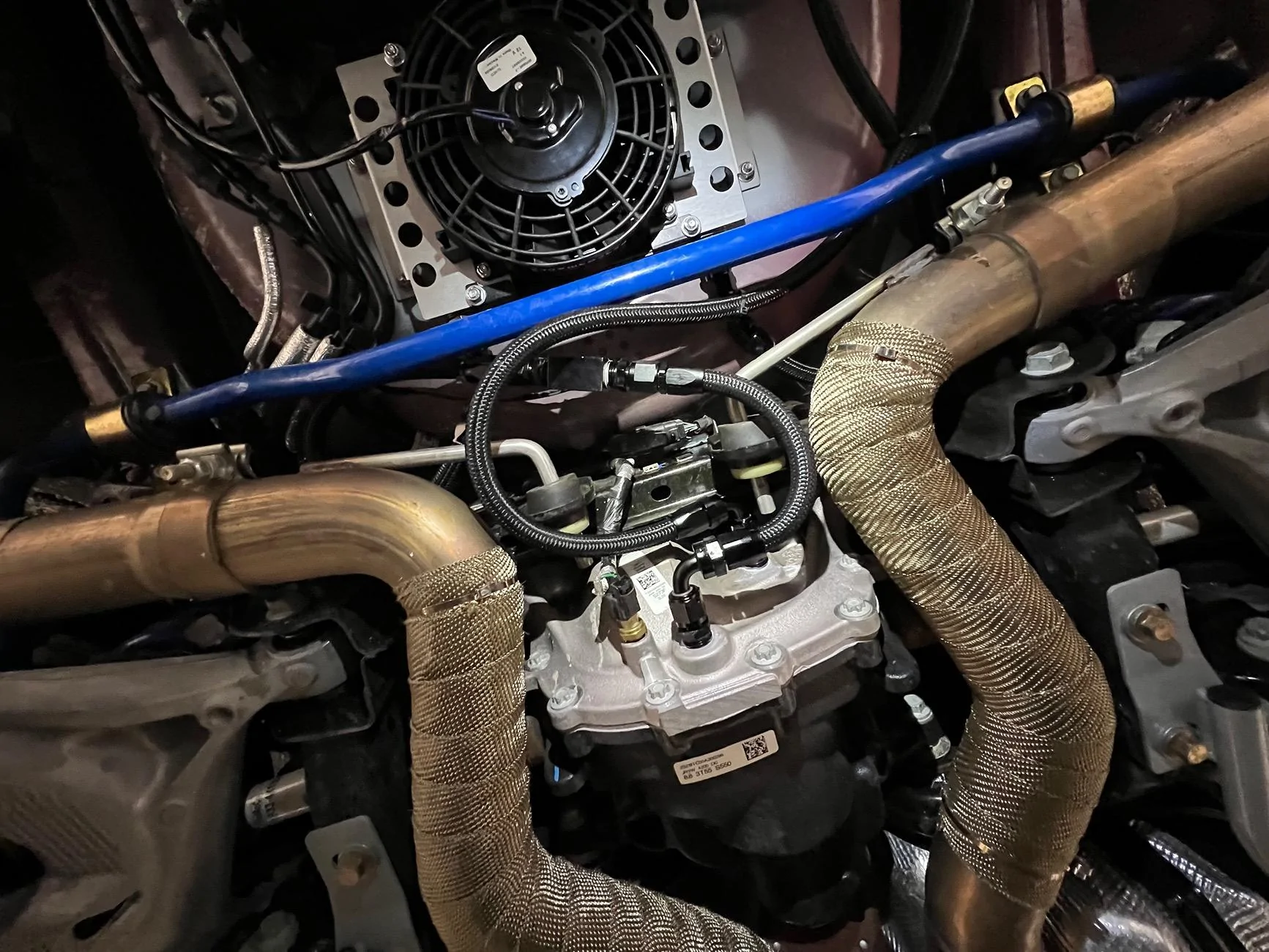S650 Mustang MMR Differential Oil Cooler Kit Install- Update 9/21/24 Track Testing IMG_4743