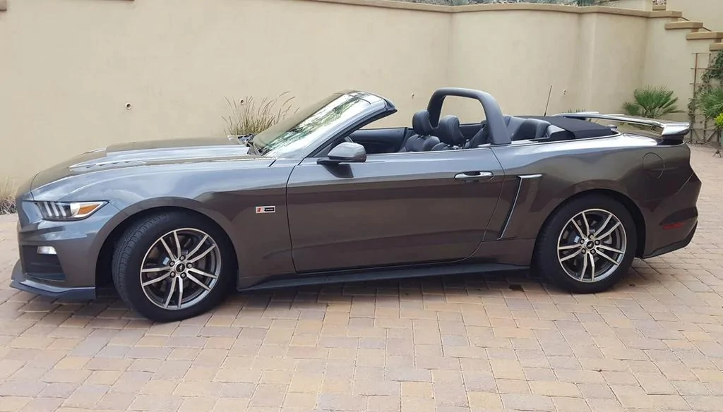 S650 Mustang Convertible Spoiler Options Black Mamba 1