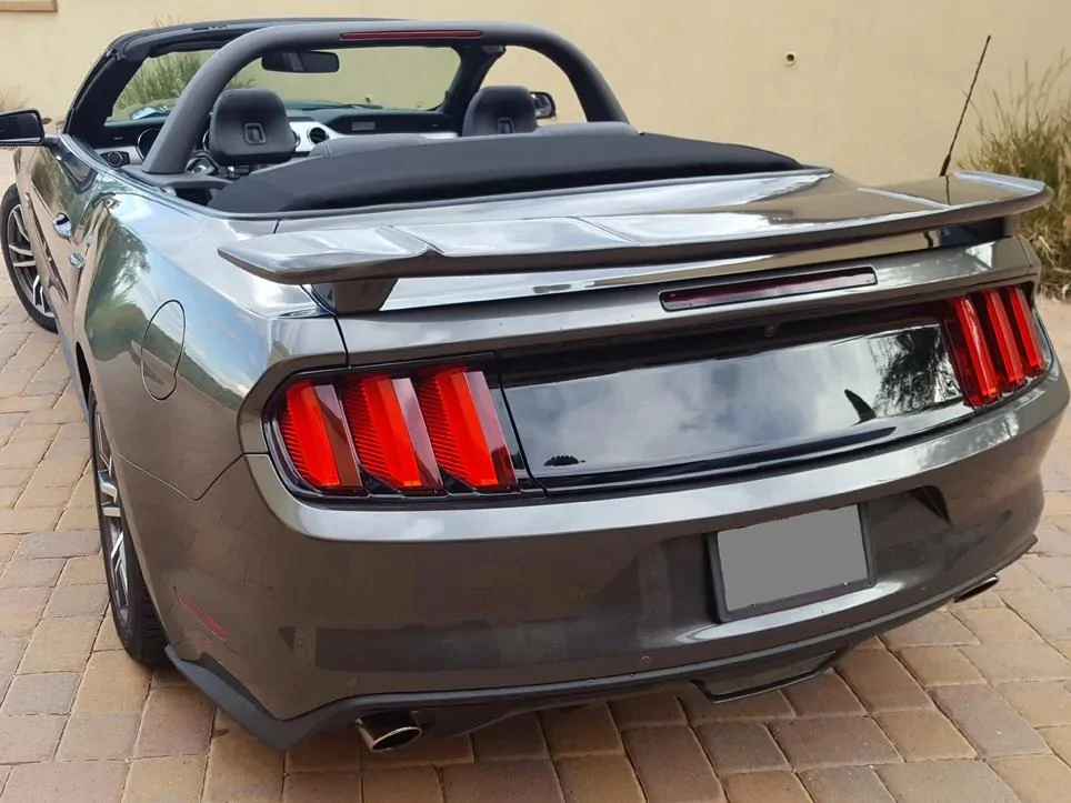 S650 Mustang Convertible Spoiler Options Black Mamba 2
