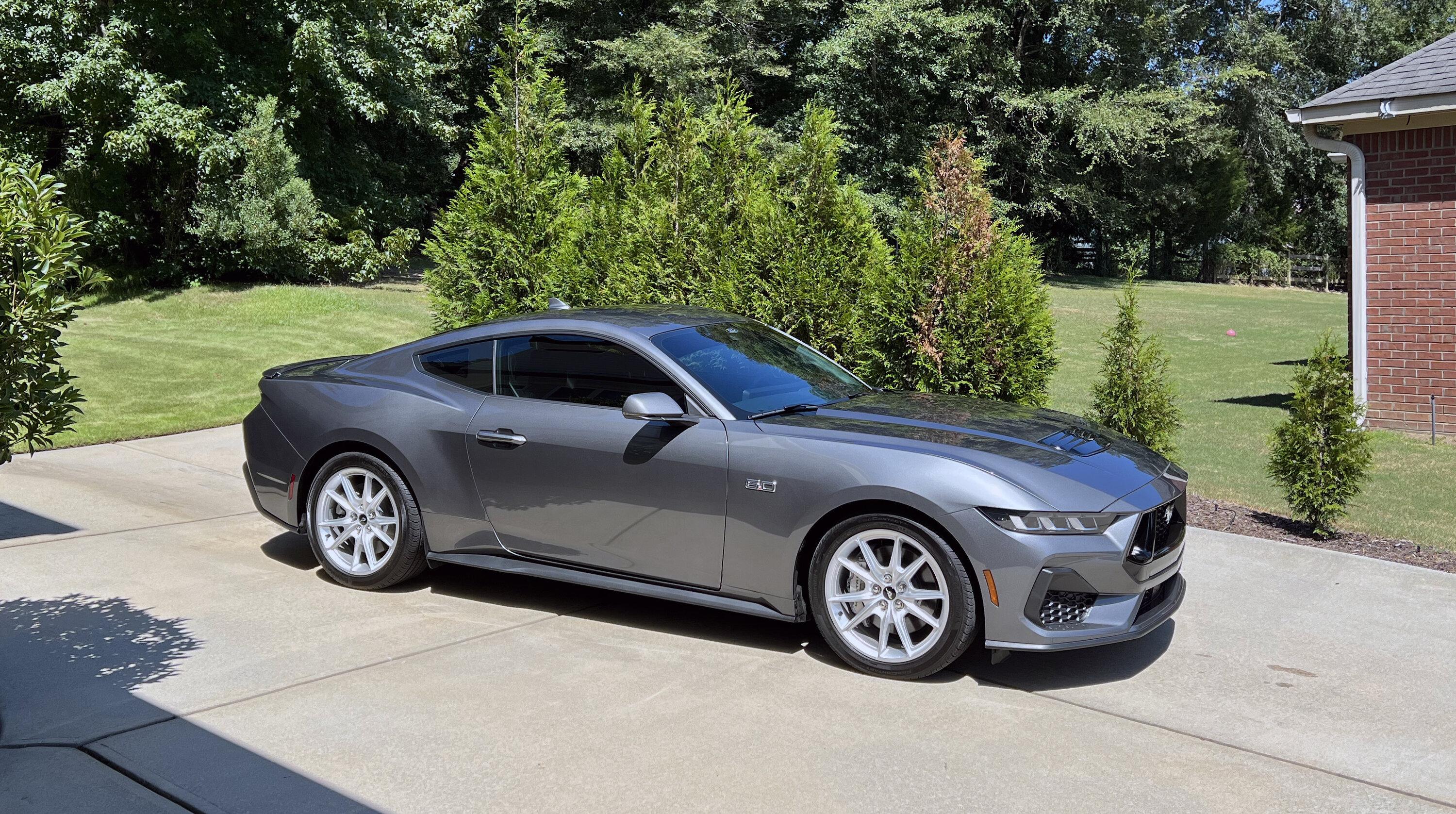 S650 Mustang Help with new wheels on Carbonized Gray GT 2024mustang2
