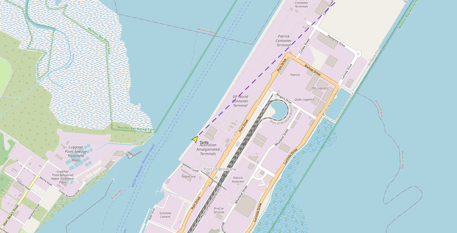 S650 Mustang Tracking the Vehicle Carrier Tarifa around Australia 1724708152216-vf