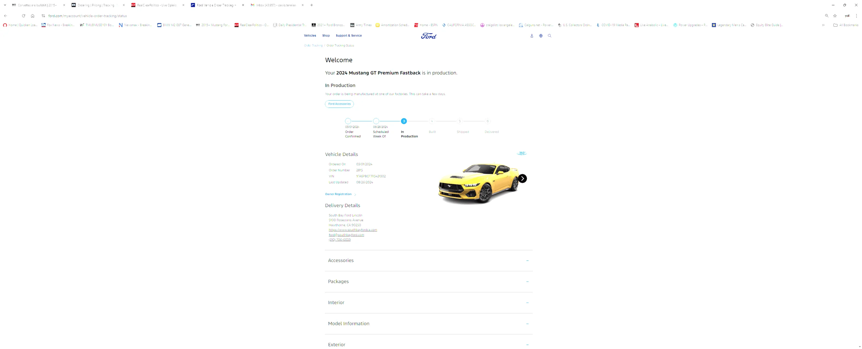 S650 Mustang My 2024 Splash Yellow S650 is finally being built if someone wants it 1724783686924-zd