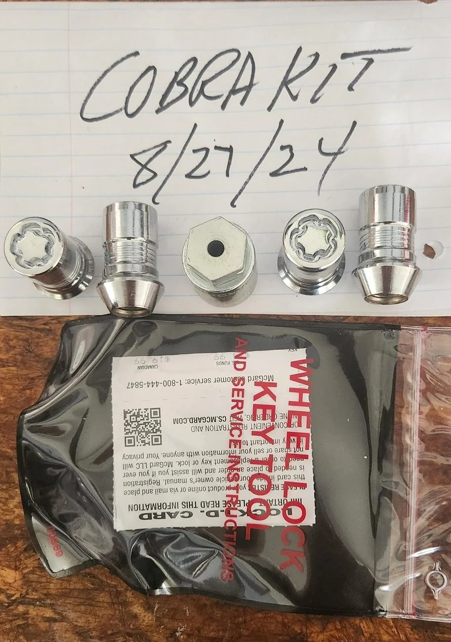 S650 Mustang FS Ford OE Wheel Locks 20240827_144119