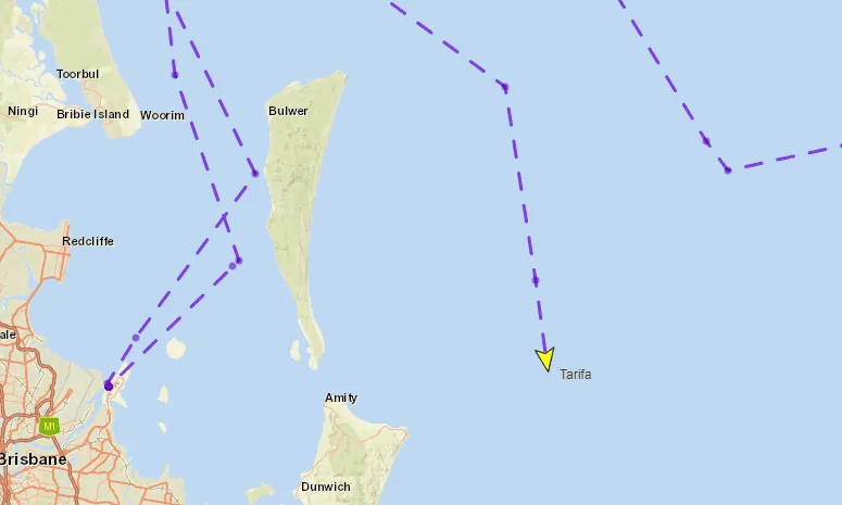 S650 Mustang Tracking the Vehicle Carrier Tarifa around Australia 1724817695890-h0