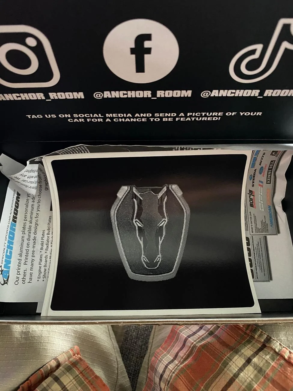 S650 Mustang Sun Visor Ugly Decal Defeated! IMG_2967