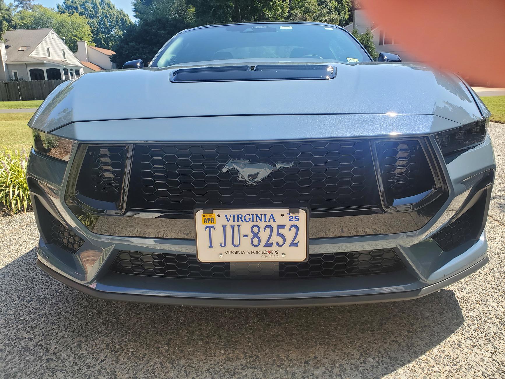 S650 Mustang Pony badge on front grille 20240824_115939