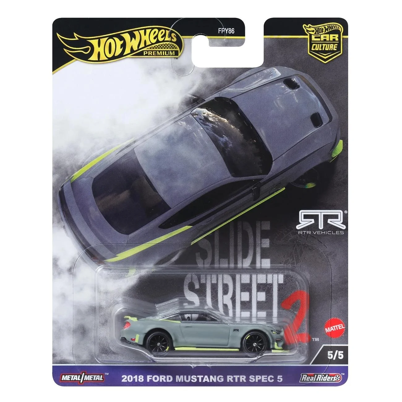 S650 Mustang First S650 2024 Ford Mustang Diecast! 1/18 Dark Horse in Carbonized Gray rtr s650