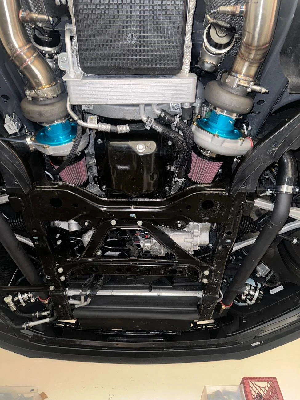 S650 Mustang Twin Turbo Dark Horse Install is Complete IMG_2983