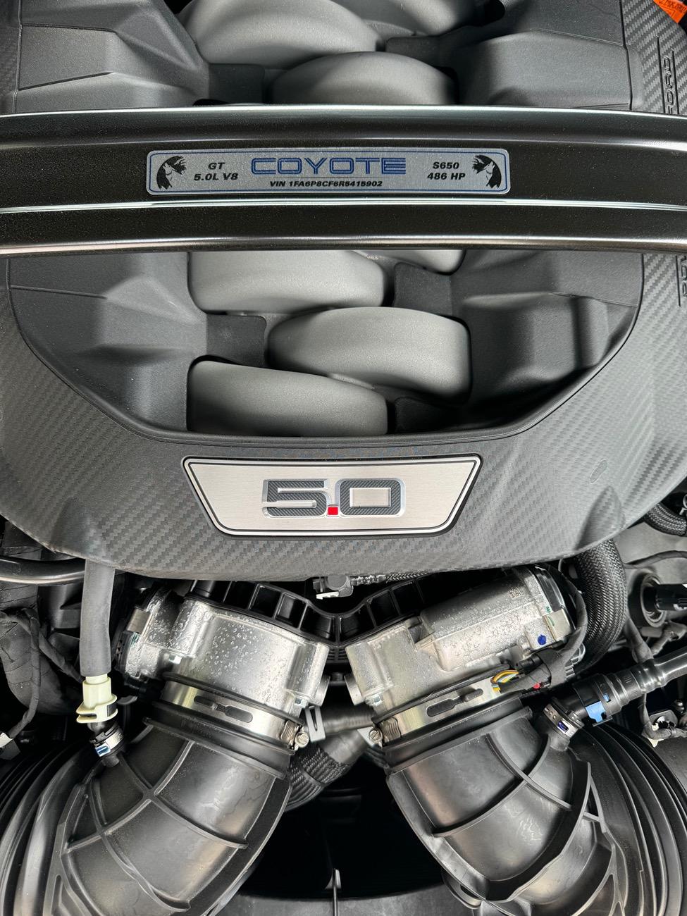 S650 Mustang Strut Tower Brace Custom Aluminum ID Plates IMG_6898