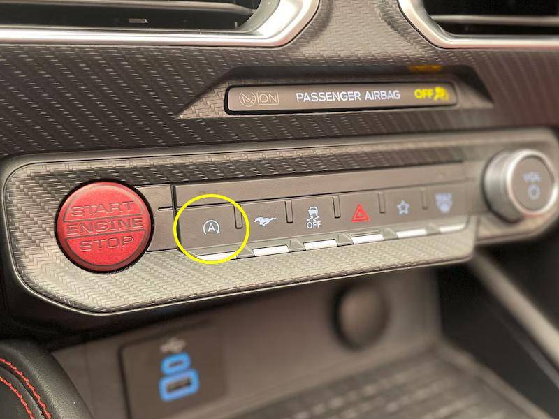 S650 Mustang Disabling Auto Start Stop permanently? startsto