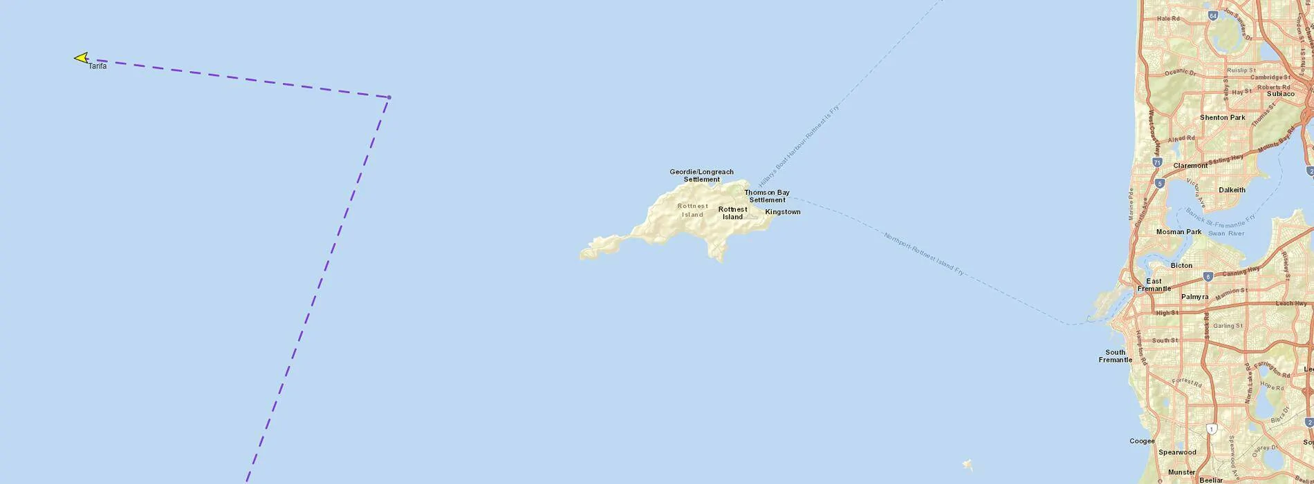S650 Mustang Tracking the Vehicle Carrier Tarifa around Australia 1725954318025-wx