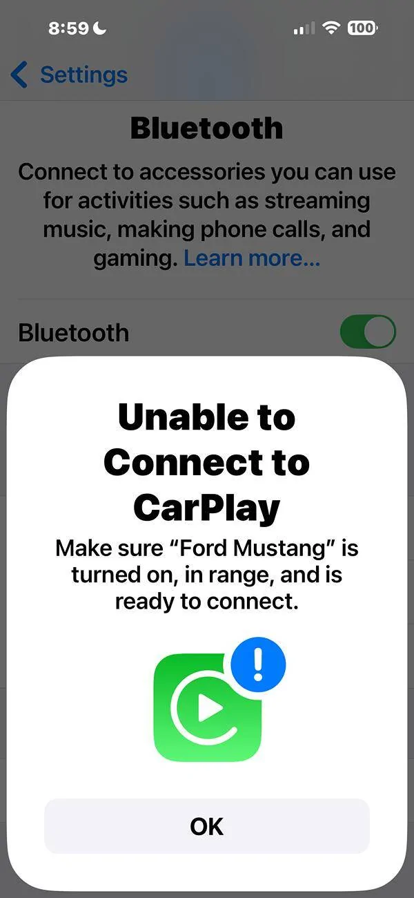 S650 Mustang IOS 18 issues IMG_2469