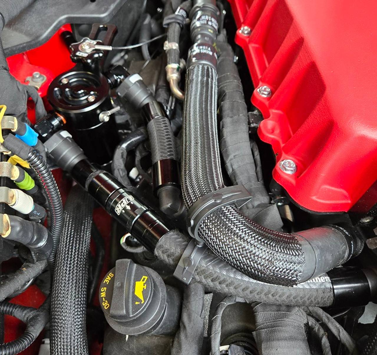 S650 Mustang UPR Catch Can for 2024 Mustang w/ Roush Supercharger !!!! 5028-301__86355__23049.1726585214