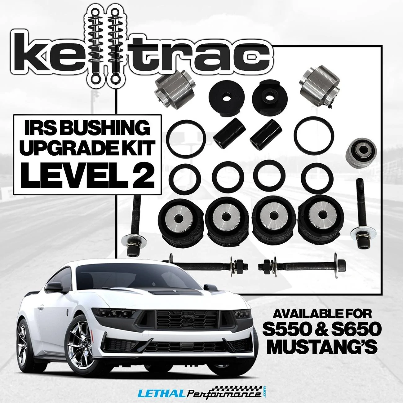 S650 Mustang KellTrac’s Level 2 S550 Mustang IRS Bushing Upgrade Kit!! kelltrac bushing kit lvl 2