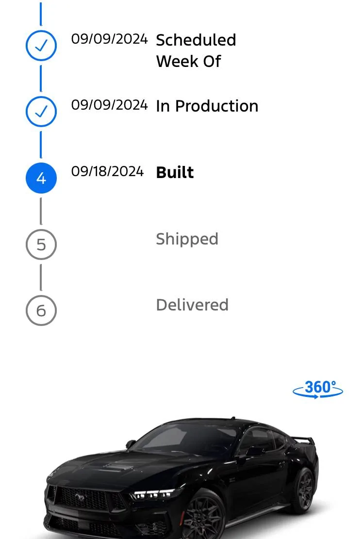 S650 Mustang 2024 Mustang Scheduling This Week (9/5/24) for Production Weeks 9/30 - 10/28 IMG_9117