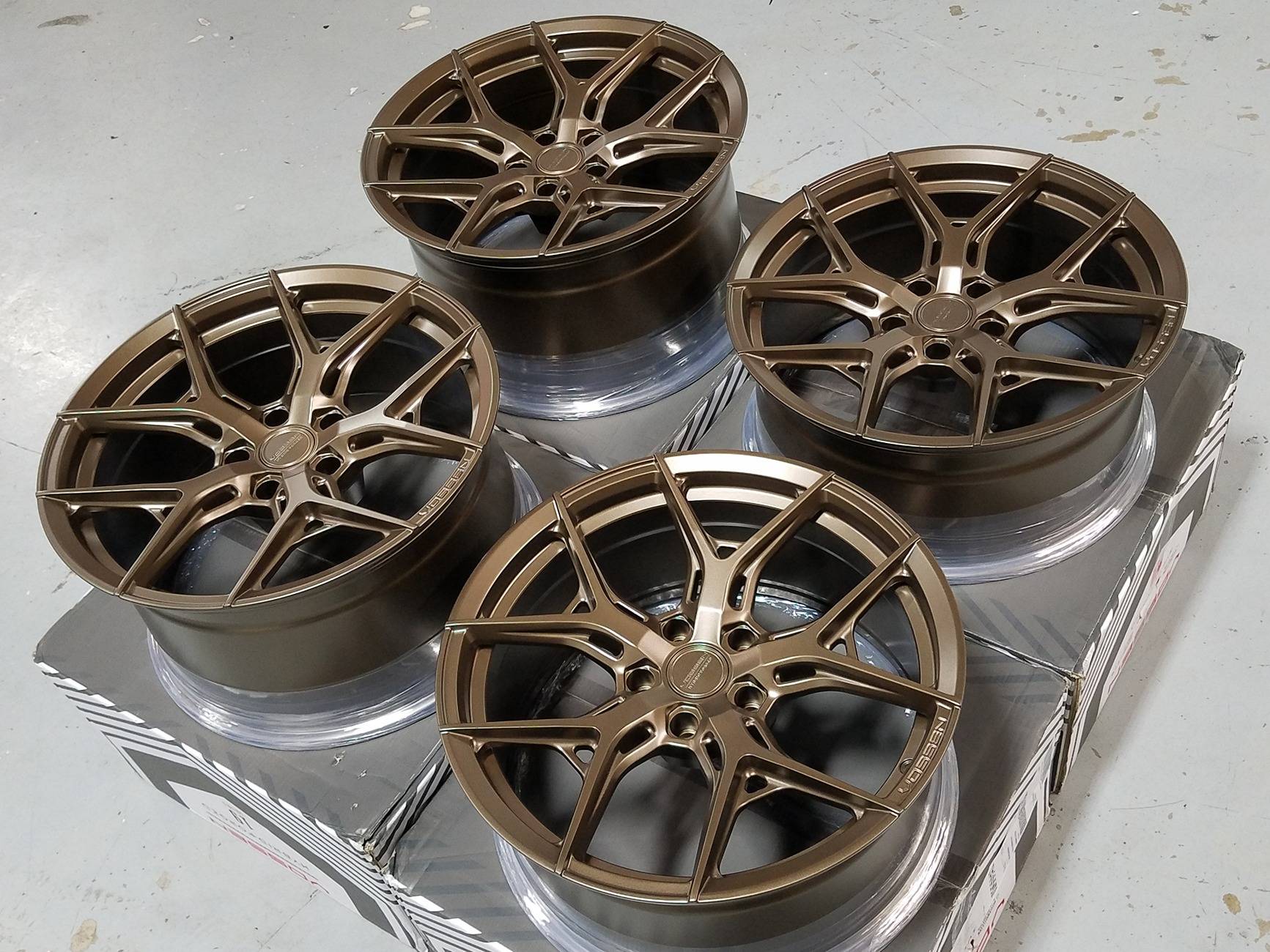 S650 Mustang Vossen HF-1 HF-2 HF-3 HF-4T HF-5 HF-7| Hybrid Forged Series | Member Pricing | Team VIBE vossen-hf5-satin-bronze-43097-8