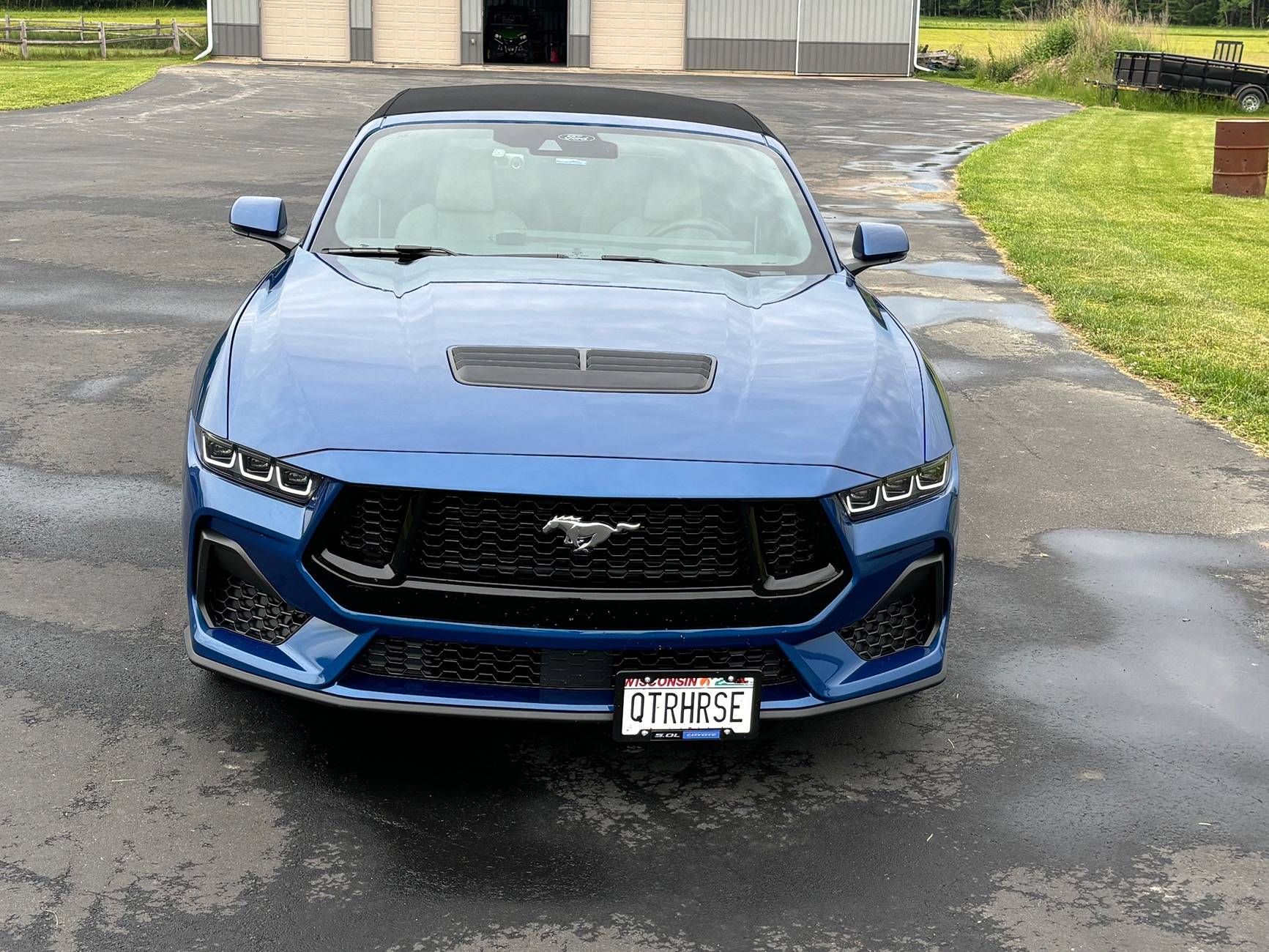 S650 Mustang Sto N Sho front license plate holder IMG_2046