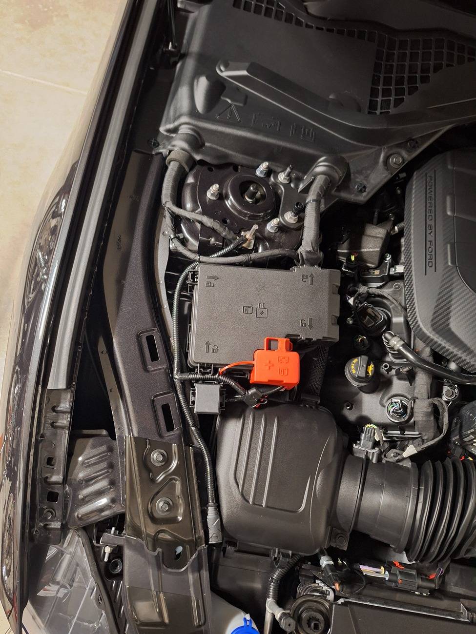S650 Mustang Installed NOCO Gen 5 battery maintainer 20240930_214730