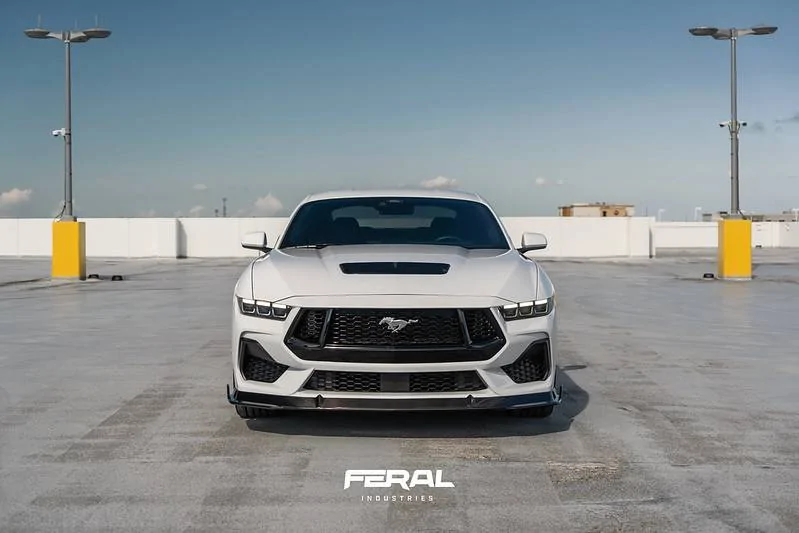 S650 Mustang Feral Industries - NEW CARBON FIBER TRACK FRONT SPOILER + SIDESKIRT EXTENSIONS 54018813283_7e9054ea5a_c