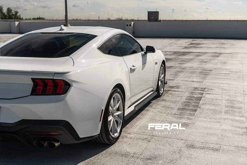 S650 Mustang Feral Industries - NEW CARBON FIBER TRACK FRONT SPOILER + SIDESKIRT EXTENSIONS 54018589191_09fd4e6a02_c