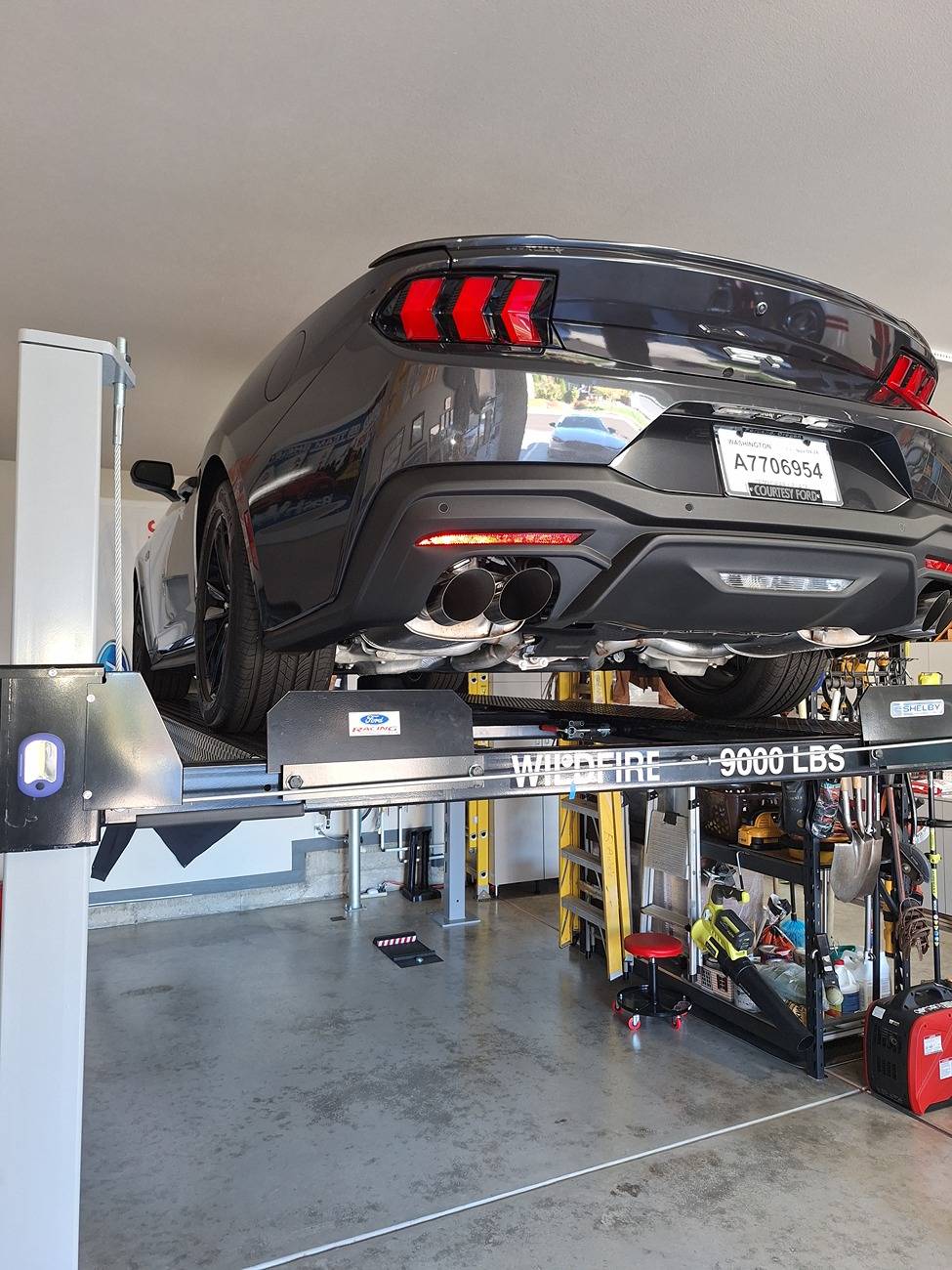 S650 Mustang Finally got a lift in my garage 20240924_132110