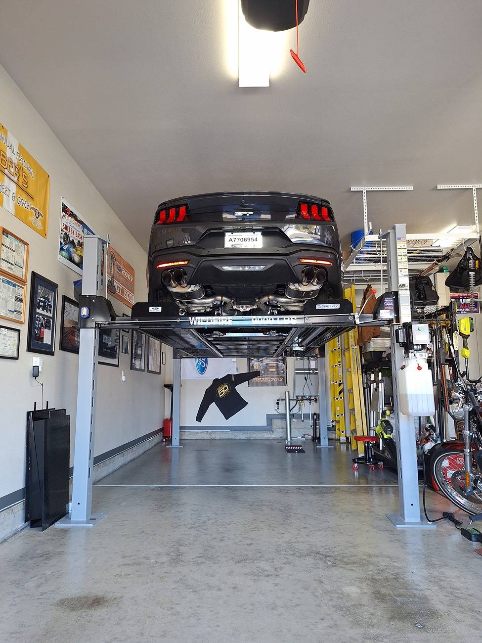 S650 Mustang Finally got a lift in my garage 20240924_132050
