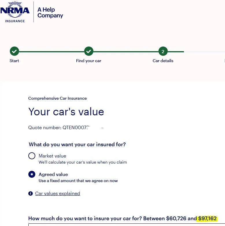 S650 Mustang Insurance for 2024 S650 Mustang NRMA Auto