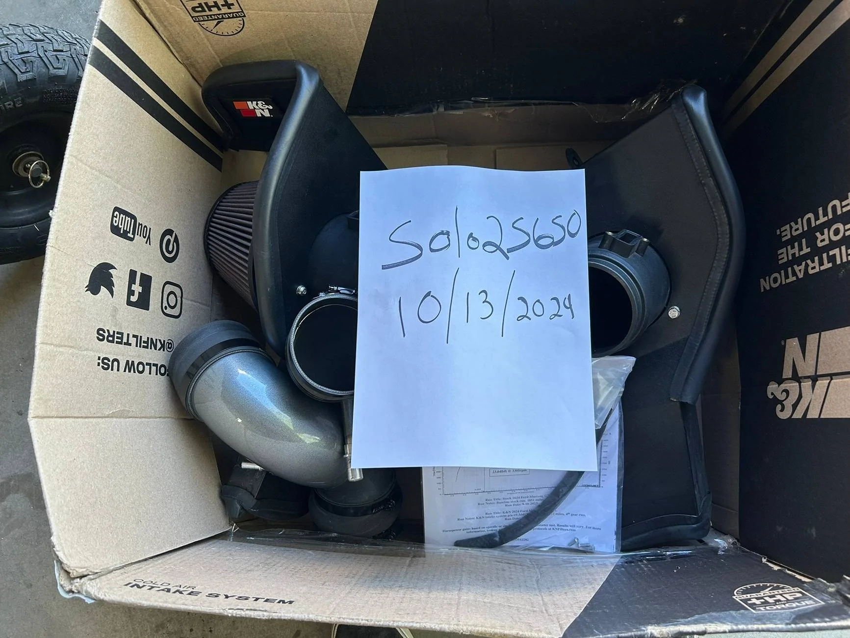 S650 Mustang K&N Cold Air Intake S650 - $500 IMG_1869