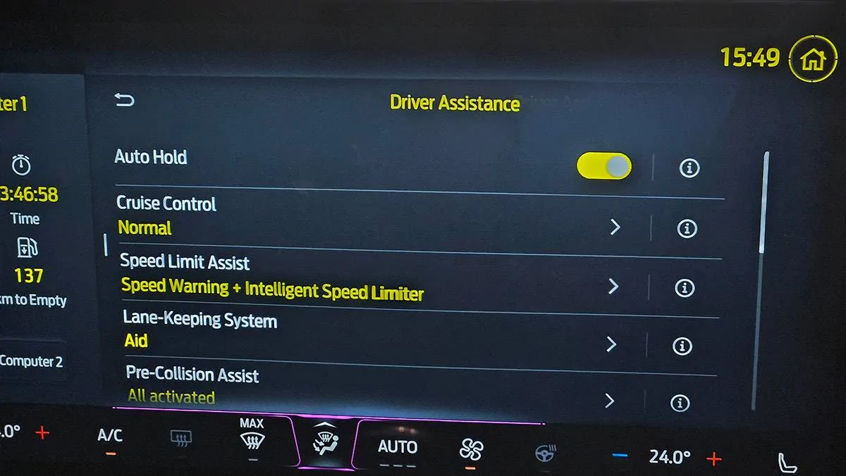 S650 Mustang What happened to Hill Start Assist? 20241015_154906_1200