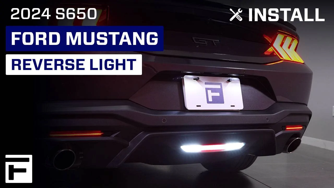 S650 Mustang NEW S650 LED Reverse Light with 4th Brake Light | FORM Lighting 24_Ford_Mustang_Form_Reverse_Light_Install_Thumbnail