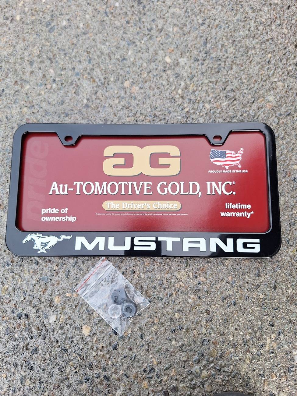 S650 Mustang Ford License Plate Frame $22 Bucks 20241019_165948
